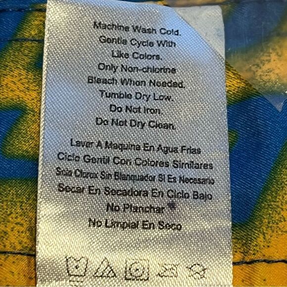 Bud Light Board Shorts Size 34 Blue, yellow and white - Picture 5 of 5